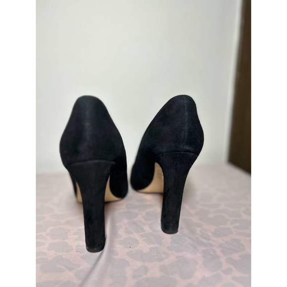 Saks Fifth Avenue Black Suede Heels - Picture 5 of 5